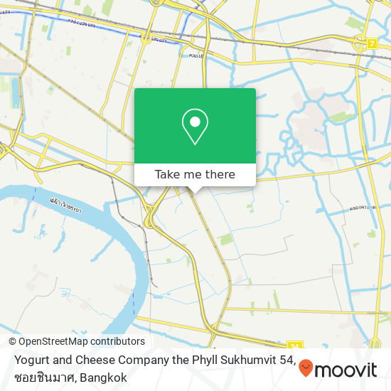 Yogurt and Cheese Company the Phyll Sukhumvit 54, ซอยชินมาศ map