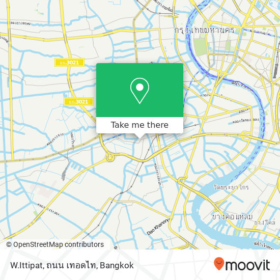 W.Ittipat, ถนน เทอดไท map