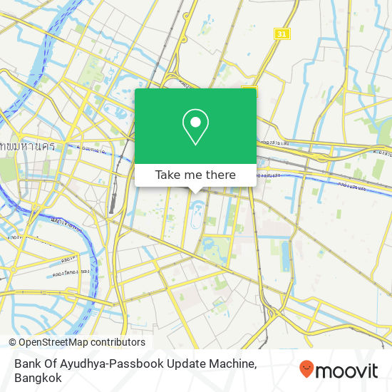 Bank Of Ayudhya-Passbook Update Machine map