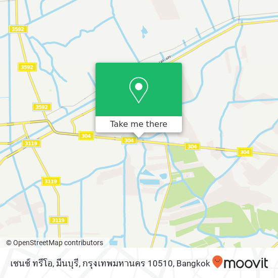 เซนซ์ ทรีโอ, มีนบุรี, กรุงเทพมหานคร 10510 map