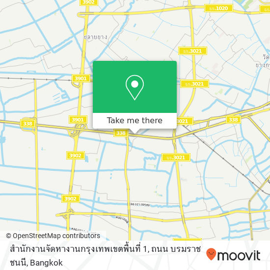 สำนักงานจัดหางานกรุงเทพเขตพื้นที่ 1, ถนน บรมราชชนนี map