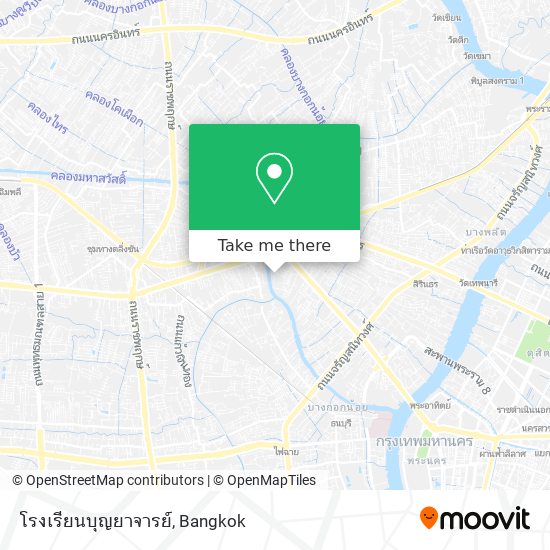 โรงเรียนบุญยาจารย์ map