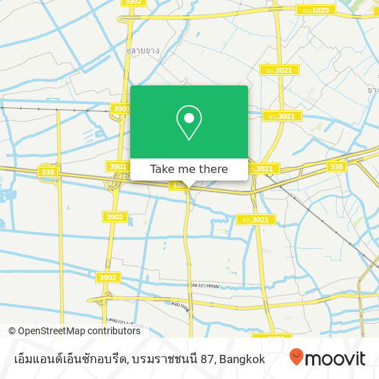 เอ็มแอนด์เอ็นซักอบรีด, บรมราชชนนี 87 map