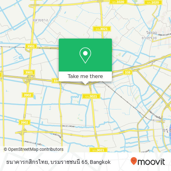 ธนาคารกสิกรไทย, บรมราชชนนี 65 map