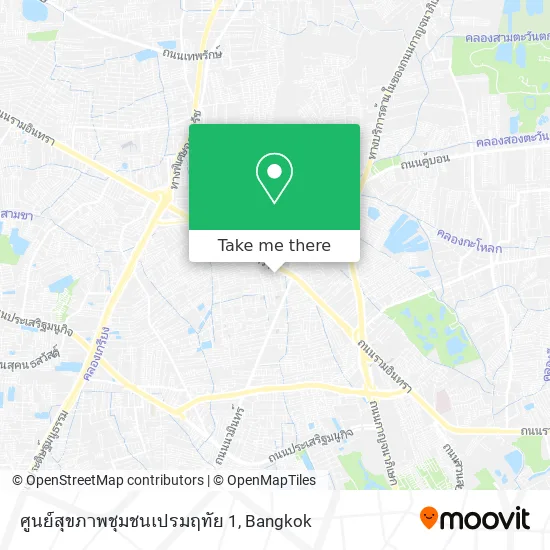 ศูนย์สุขภาพชุมชนเปรมฤทัย 1 map