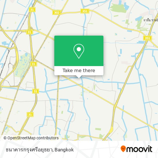 ธนาคารกรุงศรีอยุธยา map