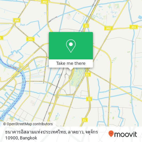 ธนาคารอิสลามแห่งประเทศไทย, ลาดยาว, จตุจักร 10900 map