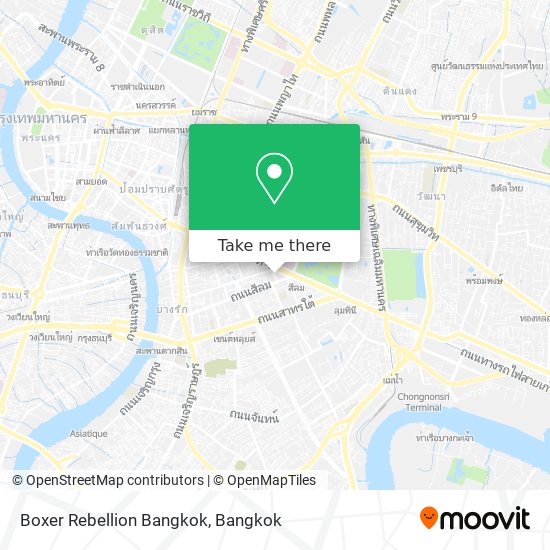 Boxer Rebellion Bangkok map