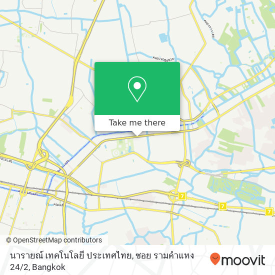 นารายณ์ เทคโนโลยี ประเทศไทย, ซอย รามคำแหง 24 / 2 map