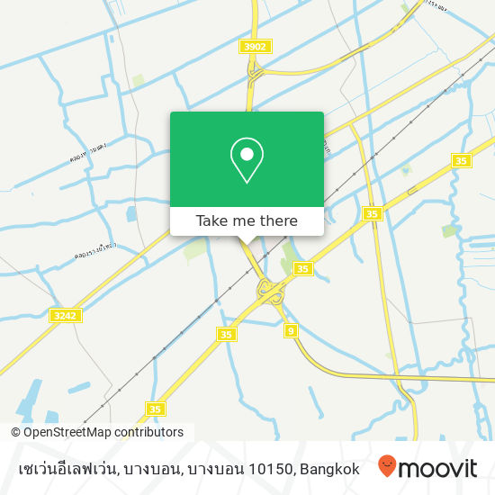 เซเว่นอีเลฟเว่น, บางบอน, บางบอน 10150 map