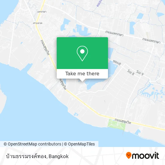 บ้านธรรมรงค์ทอง map