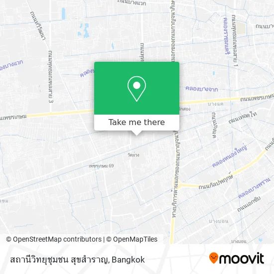 สถานีวิทยุชุมชน สุขสำราญ map