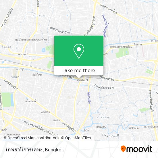 เทพธานีการเคหะ map