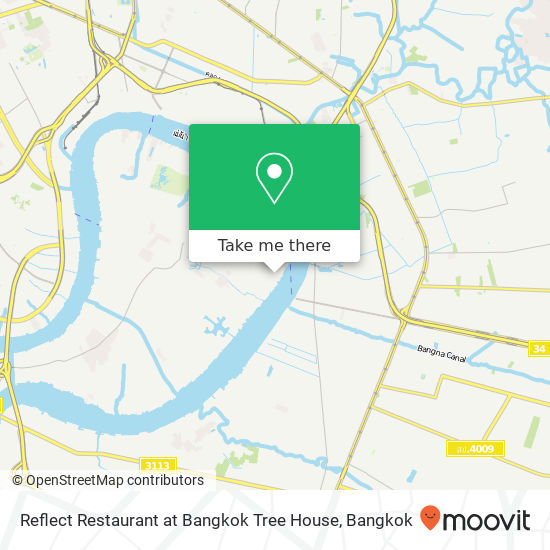 Reflect Restaurant at Bangkok Tree House, บัวผึ้งพัฒนา ซอย 6 map