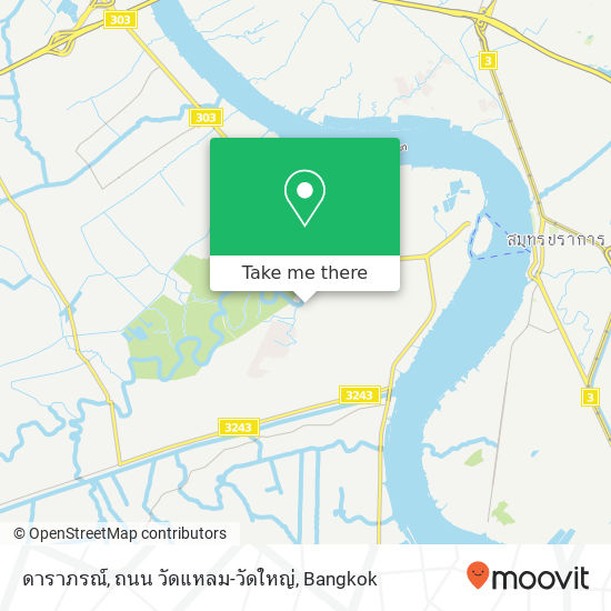 ดาราภรณ์, ถนน วัดแหลม-วัดใหญ่ map