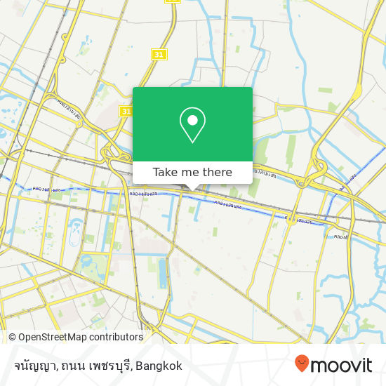 จนัญญา, ถนน เพชรบุรี map