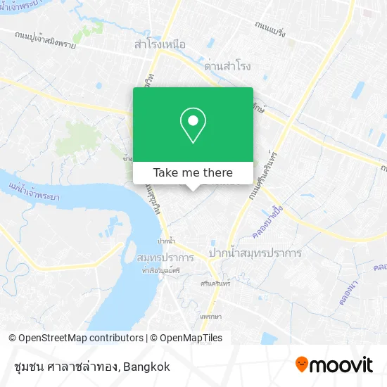 ชุมชน ศาลาชล่าทอง map