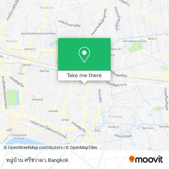 หมู่บ้าน ศรีชวาลา map