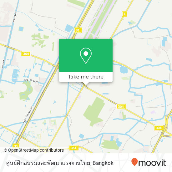 ศูนย์ฝึกอบรมและพัฒนาแรงงานไทย map