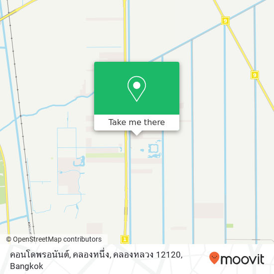 คอนโดพรอนันต์, คลองหนึ่ง, คลองหลวง 12120 map