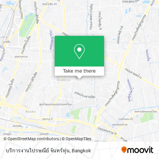 บริการงานไปรษณีย์ จันทร์หุ่น map