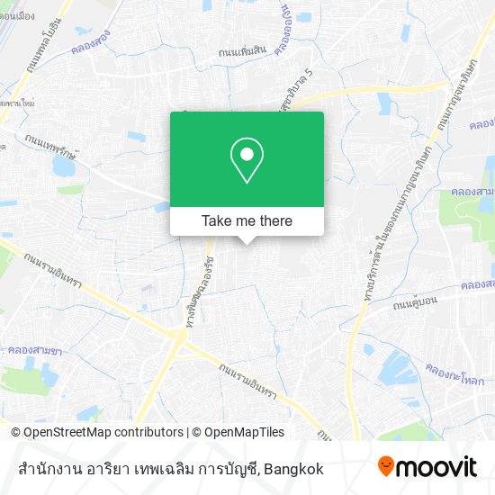 สำนักงาน อาริยา เทพเฉลิม การบัญชี map