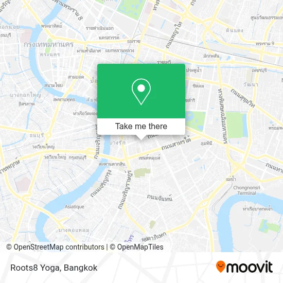 Roots8 Yoga map
