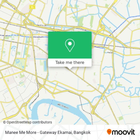 Manee Me More - Gateway Ekamai map