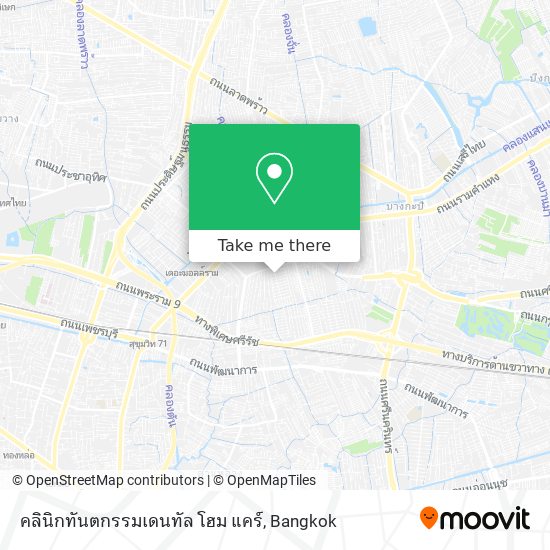 คลินิกทันตกรรมเดนทัล โฮม แคร์ map