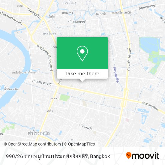 990 / 26 ซอยหมู่บ้านเปรมฤทัยจ้อยศิริ map