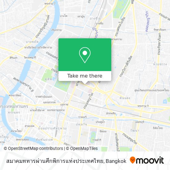 สมาคมทหารผ่านศึกพิการแห่งประเทศไทย map