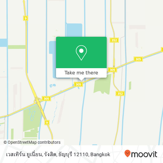 เวสเทิร์น ยูเนี่ยน, รังสิต, ธัญบุรี 12110 map