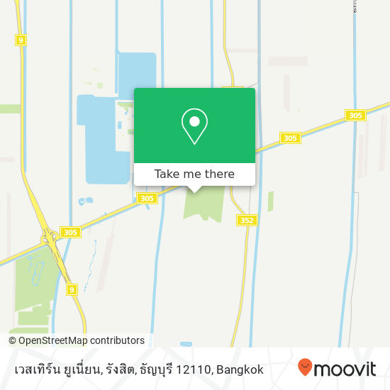 เวสเทิร์น ยูเนี่ยน, รังสิต, ธัญบุรี 12110 map