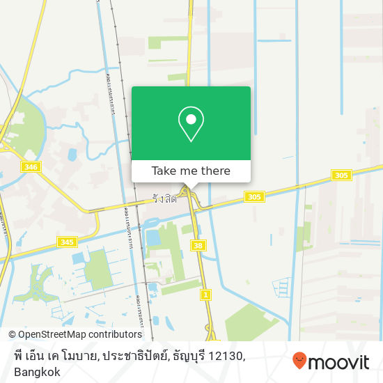 พี เอ็น เค โมบาย, ประชาธิปัตย์, ธัญบุรี 12130 map