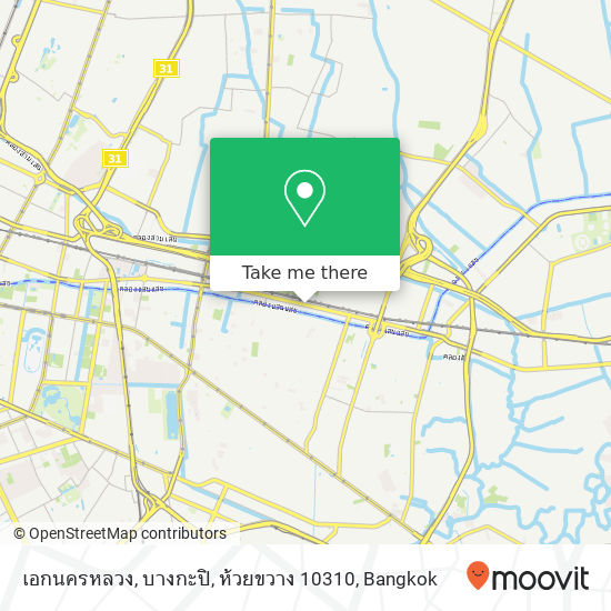 เอกนครหลวง, บางกะปิ, ห้วยขวาง 10310 map