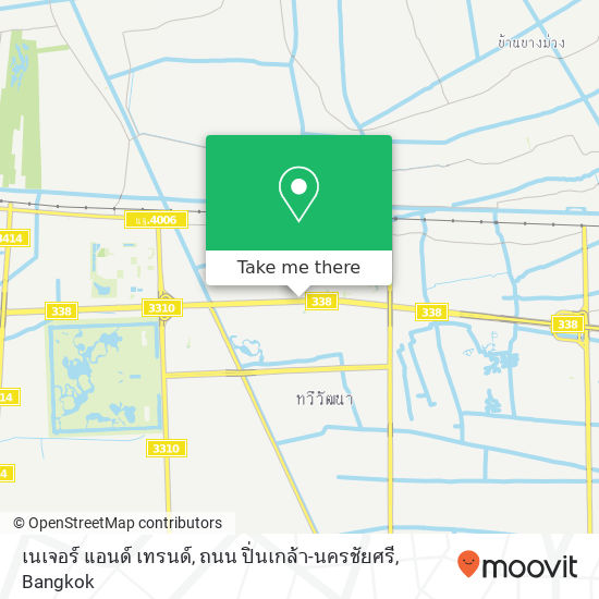 เนเจอร์ แอนด์ เทรนด์, ถนน ปิ่นเกล้า-นครชัยศรี map