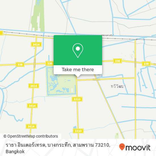 ราธา อินเตอร์เทรด, บางกระทึก, สามพราน 73210 map