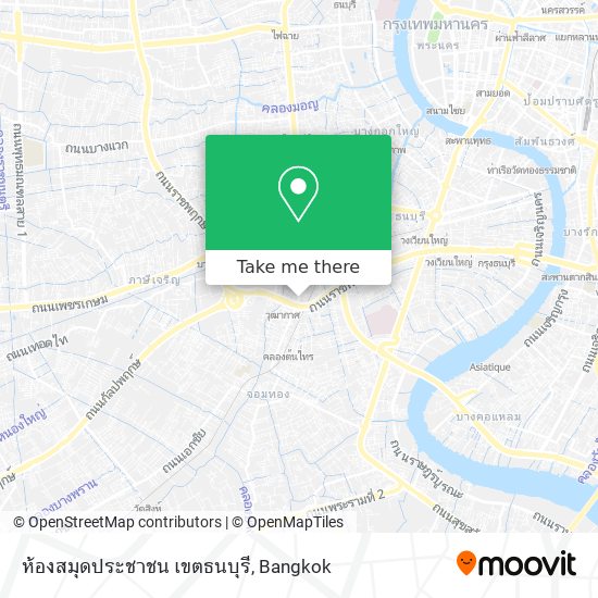 ห้องสมุดประชาชน เขตธนบุรี map