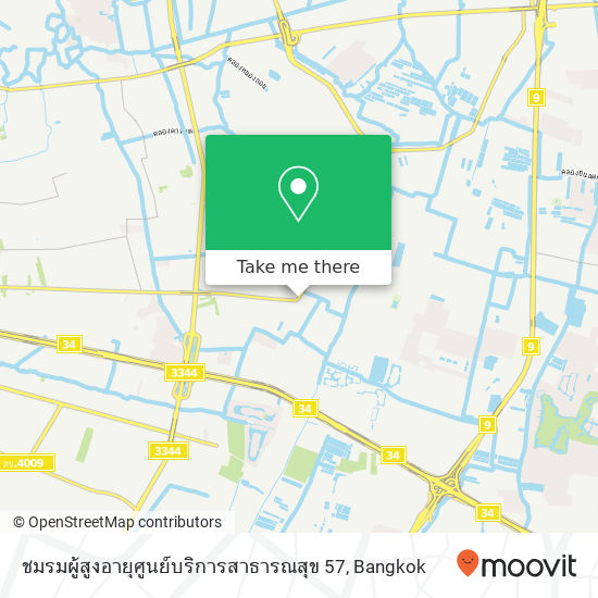 ชมรมผู้สูงอายุศูนย์บริการสาธารณสุข 57 map