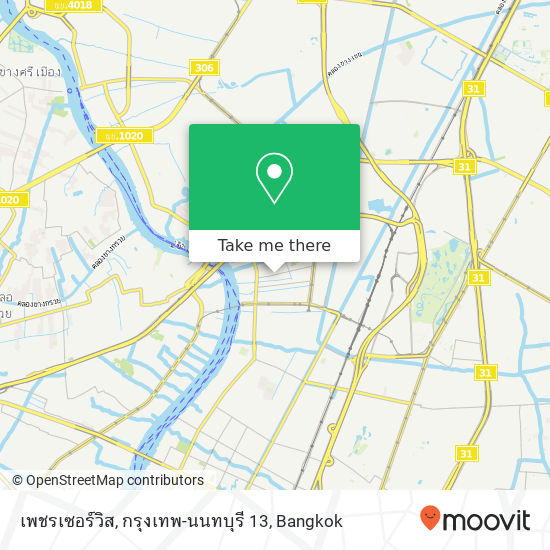 เพชรเซอร์วิส, กรุงเทพ-นนทบุรี 13 map