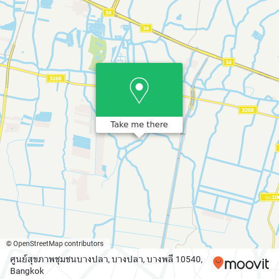 ศูนย์สุขภาพชุมชนบางปลา, บางปลา, บางพลี 10540 map