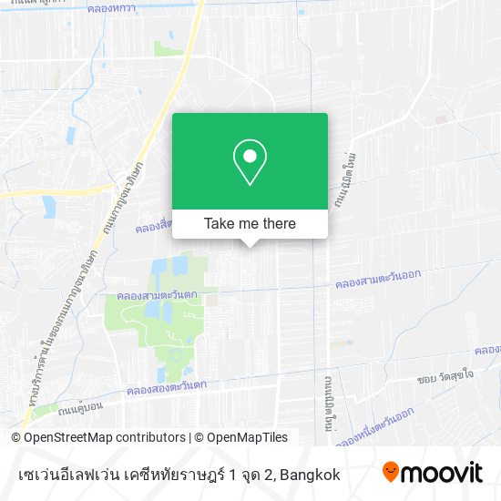 เซเว่นอีเลฟเว่น เคซีหทัยราษฎร์ 1 จุด 2 map