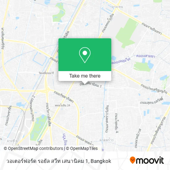 วอเตอร์ฟอร์ด รอยัล สวีท เสนานิคม 1 map