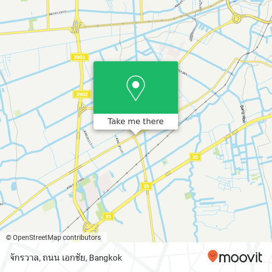 จักรวาล, ถนน เอกชัย map