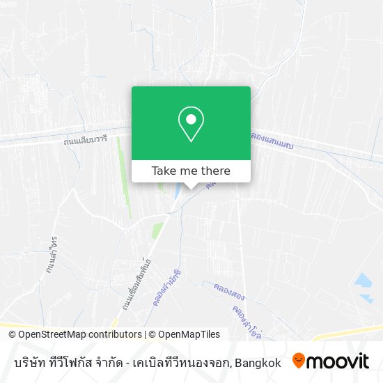 บริษัท ทีวีโฟกัส จำกัด - เคเบิลทีวีหนองจอก map