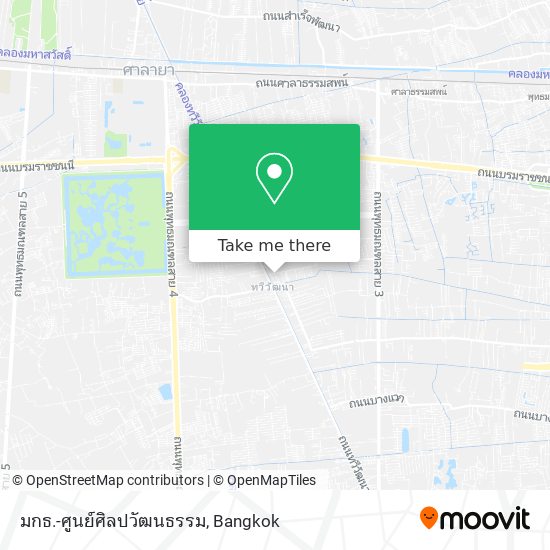 มกธ.-ศูนย์ศิลปวัฒนธรรม map