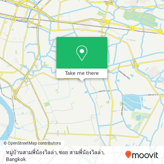 หมู่บ้านสามพี่น้องวิลล่า, ซอย สามพี่น้องวิลล่า map