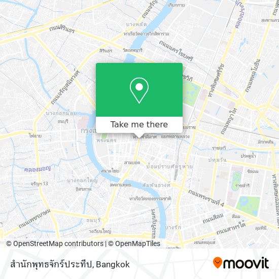 สำนักพุทธจักร์ประทีป map