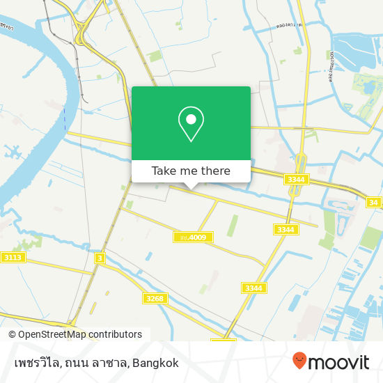 เพชรวิไล, ถนน ลาซาล map