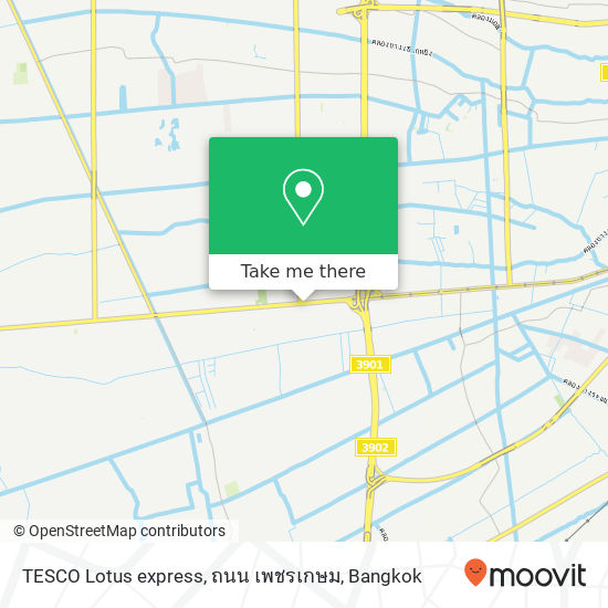 TESCO Lotus express, ถนน เพชรเกษม map